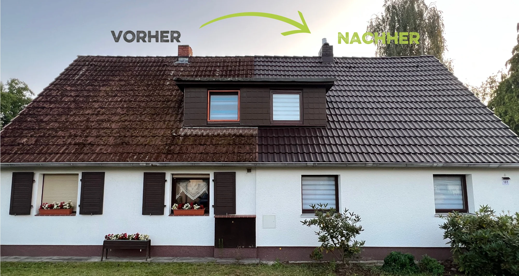 Steinreinigung Hof vorher
